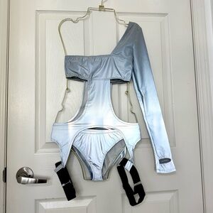CLUB EXX DIGITAL INFERNO REFLECTIVE BODYSUIT